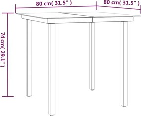 Czarny ogrodowy zestaw z siateczkowej tkaniny F6-G63
