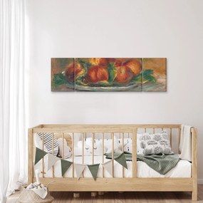 Obraz - Auguste Renoir, Peaches on a  Plate, reprodukcje (170x50 cm)