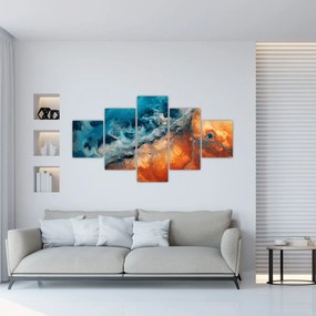 Obraz - Woda i ogień (125x70 cm)