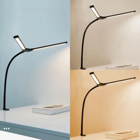 Lampa LED na biurko BRILIA, zacisk
