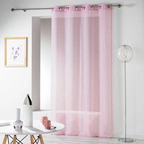 Różowa firanka 140x240 cm Telma – douceur d'intérieur