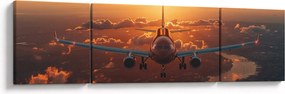 Obraz - Samolot transportowy (170x50 cm)
