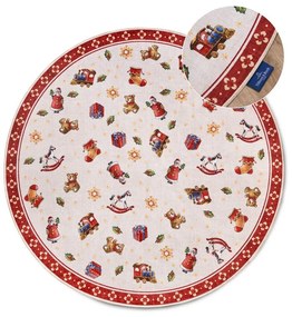 Czerwony okrągły dywan ze świątecznym motywem ø 150 cm Red Christmas – Villeroy&amp;Boch