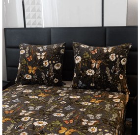 PrzytulneMieszkanie.pl PrzytulneMieszkanie.pl Pościel z mikropluszu MEADOW BUTTERFLY kolorowe Rozmiar pościeli: 2 szt 70 x 90 cm | 200 x 220 cm