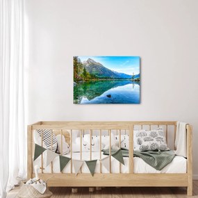 Obraz - Jezioro Hintersee (70x50 cm)