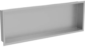 Mexen X-Wall-R półka wnękowa z kołnierzem 90 x 30 cm, inox - 1910903010