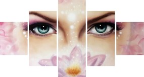 Obraz - Urocze oczy (125x70 cm)