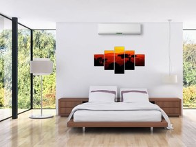 Obraz - Zachód słońca (125x70 cm)