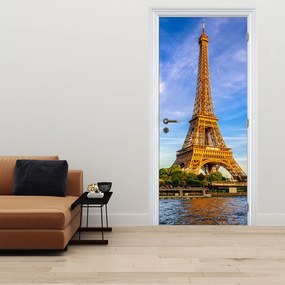 Fototapeta na drzwi - Wieża Eiffla (95x205cm)
