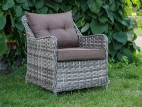Elegancki fotel z technorattanu DIVINO