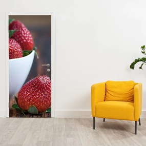 Fototapeta na drzwi - Truskawki (95x205cm)