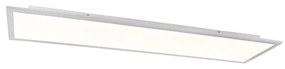 Lampa sufitowa biała 120 cm z LED - Liv Nowoczesny Oswietlenie wewnetrzne