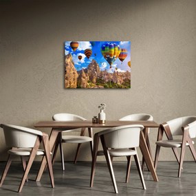 Obraz - Balony na ogrzane powietrze, Kapadocja, Turcja. (70x50 cm)