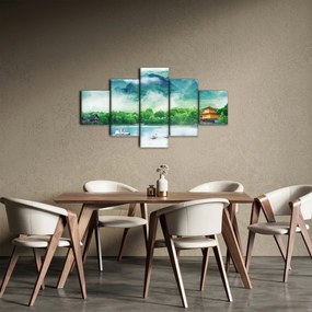 Obraz - Wymarzony krajobraz (125x70 cm)