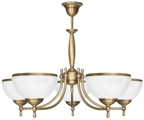 Mosiężny żyrandol CR-S5A