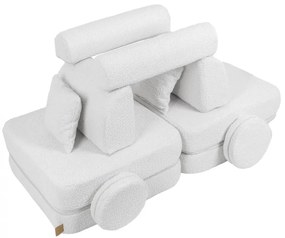 Pocket sofa plus boucle biała - meowbaby®