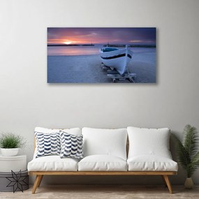 Obraz canvas na ścianę Rejs o Zachodzie Słońca