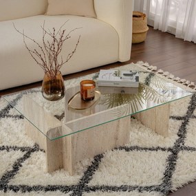 Stolik konferencyjny Flavio Travertine