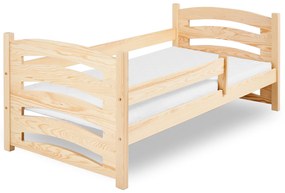Łóżko dziecięce MELA 80 x 160 cm, sosna Stelaż: Bez stelaża, Materac: Materac EASYSOFT 8 cm
