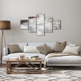 Obraz - Abstrakcyjne teksturowane płótno (125x70 cm)