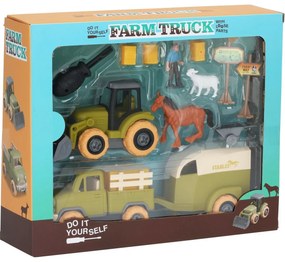 Zestaw konstrukcyjny Traktor na farmie