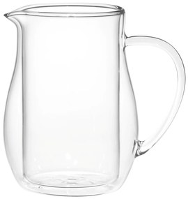 Szklany dzbanek z podwójną ścianką, 700 ml