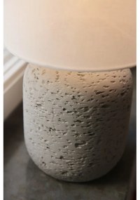 Szara lampa stołowa z tekstylnym kloszem (wysokość 33 cm) Montagna – Markslöjd