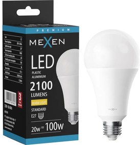 Mexen Nova żarówka LED E27, A70, 20W, Ciepła - 3000K, 2100 lm - L100-E27-2030-01