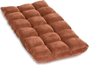 Składane krzesło podłogowe, 60 x 52 x 53 cm, brązowe