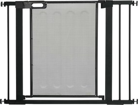 PawHut Brama schodowa zabezpieczająca dla zwierząt, Bramka dla psów, regulowana od 75 cm - 103 cm, Czarny