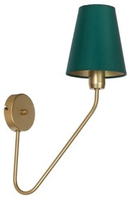 Zielono-mosiężny kinkiet glamour - 8X K425 G5-N74