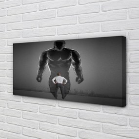 Obraz drukowany na płótnie Muskulatura Człowieka