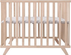 Kojec dla dzieci z litego drewna bukowego z regulowaną wysokością w naturalnym kolorze 75x100 cm Lil Planet – Roba