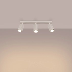 Listwa oświetleniowa 3-punktowa KARBON 3L beżowa ryflowana SOLLUX  LIGHTING