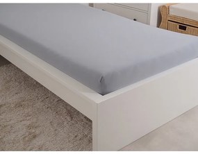 4Home prześcieradło jersey Ideal szarz, 90 x 200 cm, 90 x 200 cm