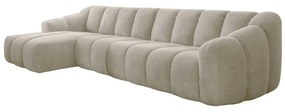 Beżowy narożnik (lewostronny/z szezlongiem) Shell – Miuform