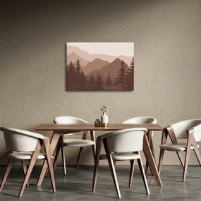 Obraz - Góry Brunatne N⁰2 (70x50 cm)