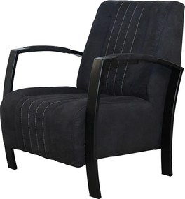 Nowoczesny fotel Looft w kolorze czarnym-ponadczasowy styl