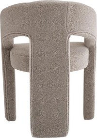Tapicerowane krzesło do jadalni w tkaninie bouclé K612 Halmar