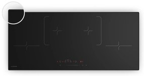 Klarstein Velaire Slim 90cm Płyta Indukcyjna 4 Strefy Gotowania Czarny