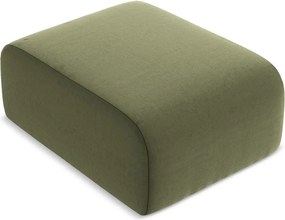 Zielony aksamitny podnóżek Lani – Makamii