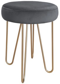 Taboret Venus HAIRPIN noga złota BL14