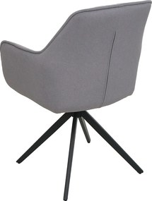 Krzesło do jadalni MCW-L79 (zestaw 6 sztuk),  jasnoszary