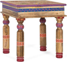 Podstawa stołu wykonana z manguieru ze szczegółowymi detalami w części głównej