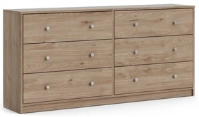Komoda w naturalnym kolorze 143x68x32 cm May – Tvilum