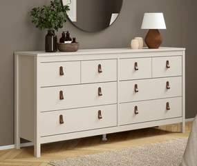 Komoda pokojowa z szufladami Madrid 4+4, kaszmir mat