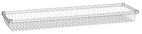 Druciany kosz półkowy chromowany, 1200 x 350 mm