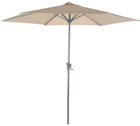 Beżowy parasol ogrodowy ø 300 cm Roja – Rojaplast