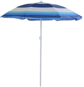 Parasolka BLUE STRIPES 180 cm, niebieska
