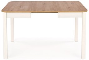 Stół rozkładany Biatro 90-130x90 - dąb artisan / biały
